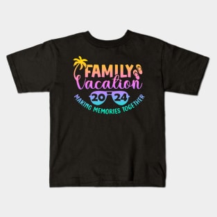 Family Vacation Travel Cruising Together 2024 Family Cruise Kids T-Shirt